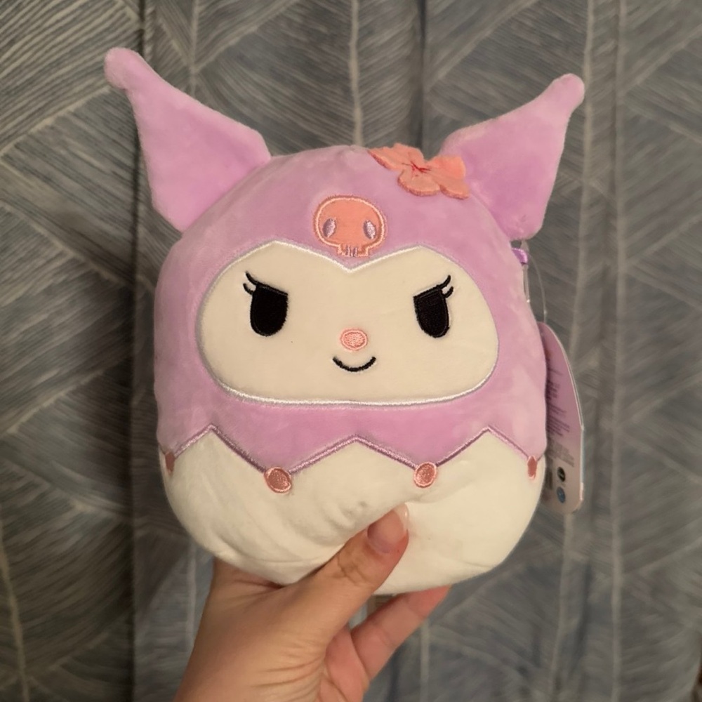 Kuromi Plush Toy - Lavender and White